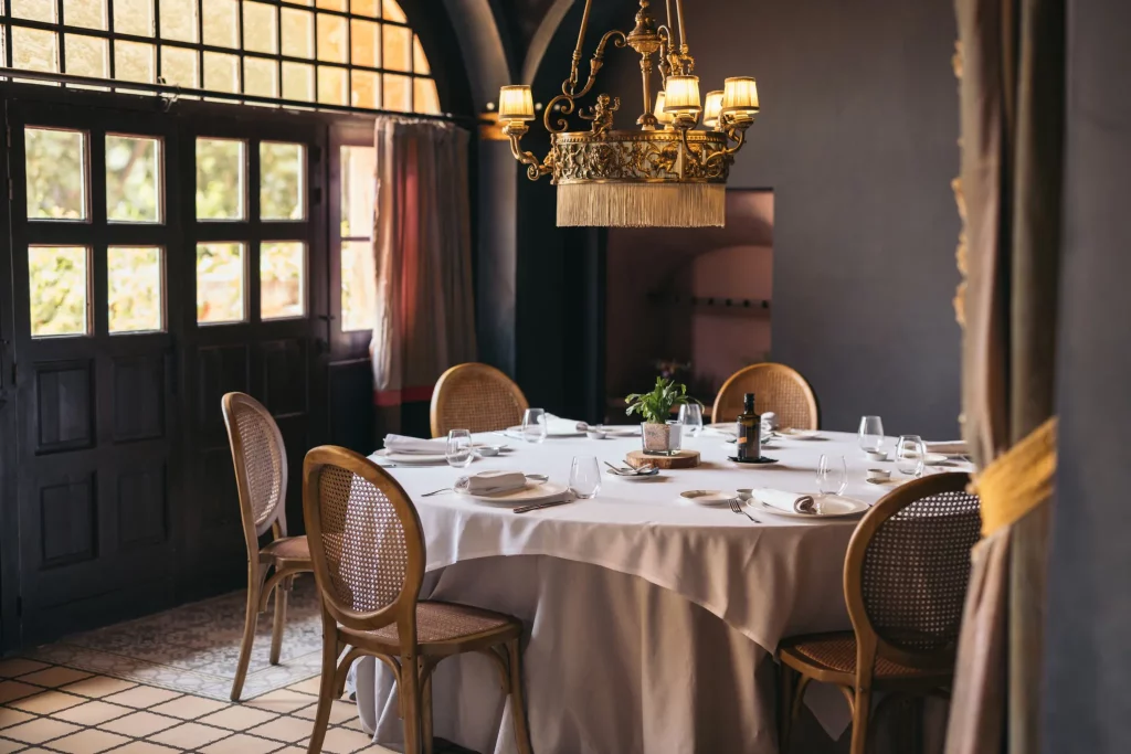 Restaurante interior de Mas La Boella